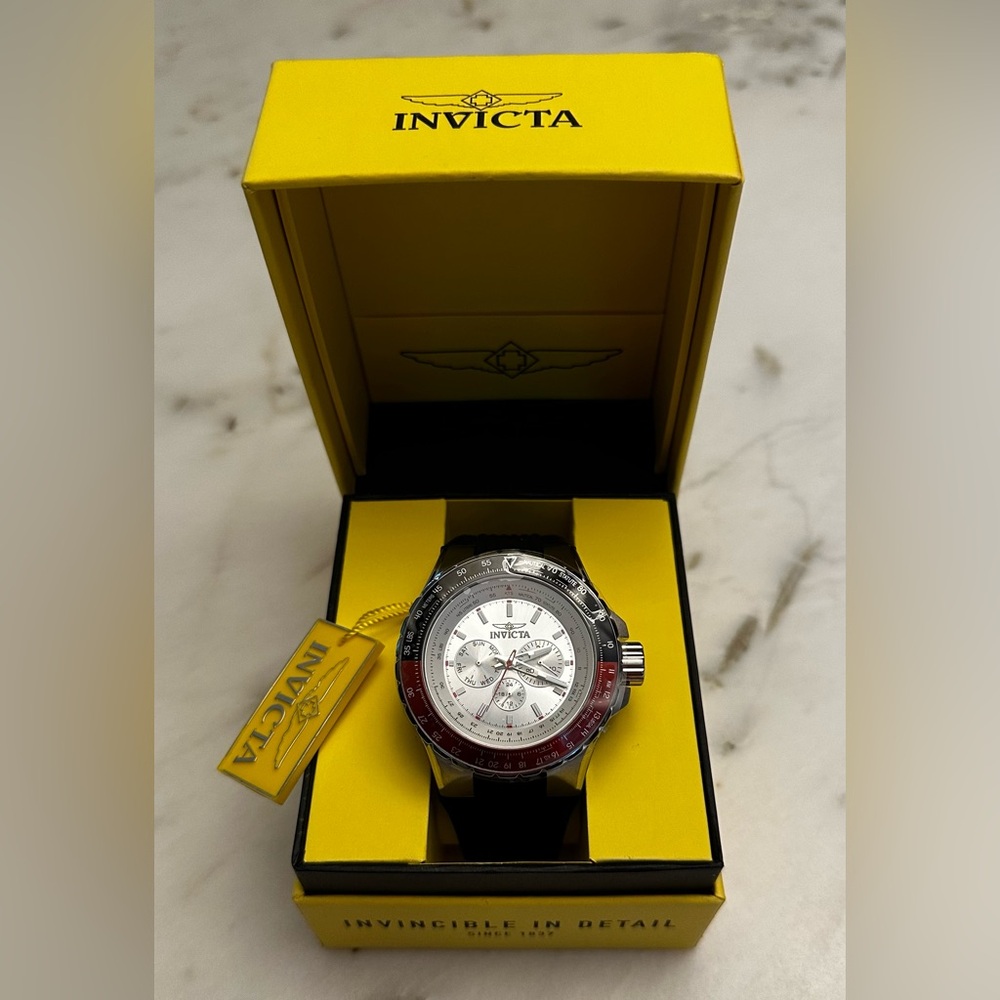 Invicta 50mm Stainless Steel Chronograph Timepiece